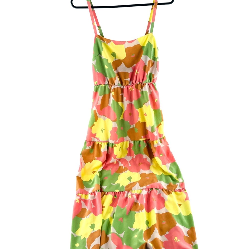Social Standard by Sanctuary Long Dress Floral size Medium Sundress Coconut Girl